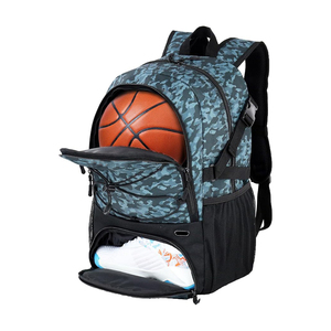 Sacs à dos de basketball pour hommes et femmes en polyester, avec panneau dorsal ventilé personnalisé, sublimation d'équipe, imperméables, personnalisables 30-40L - Product Image 1
