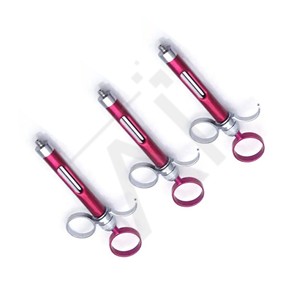 Seringue d'anesthésie locale Accuram rose, réutilisable, en acier inoxydable, avec cartouche d'anesthésie - Product Image 4
