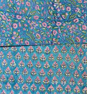 Tissu en coton 100% respirant, imprimé à la main, artisanal, héritage traditionnel de Jaipur, respectueux de l'environnement, imprimé au bloc - Product Image 3