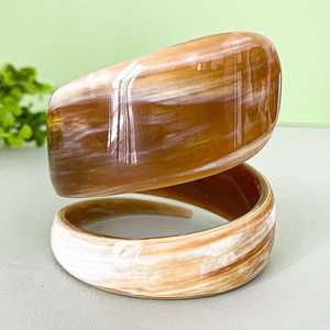 Customize Stylish Horn Jewelry Cuff <b>Bracelet</b> <b>Cute</b> Design for Engagement Gift Horn Bangle Wholesale Price Real Cow Horn <b>Bracelet</b> - Product Image 6