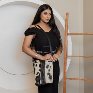 Sac seau en cuir de vachette fait à la main de marque Offre Spéciale en cuir véritable Boho sac Western sac à main cordon classique sac à main pour les femmes - Product Image 3