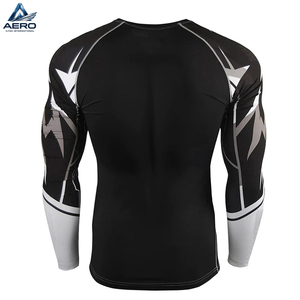 Camiseta Deportiva de Compresión al Por Mayor, Personalizada, de Spandex y Nailon, al Mejor Precio, de Secado Rápido, para Adultos - Product Image 2