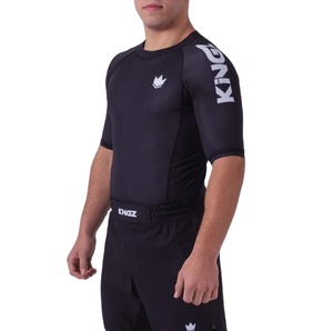 ชุดเล่นฟิตเนสผ้ายืดใส่สบายสำหรับผู้ชายชุดมวยปล้ำผลิตจากโรงงาน - Product Image 1