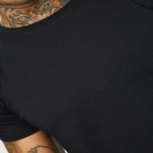 Camiseta para Hombre, Color Sólido, Estilo Simple, Casual, Manga Corta, Cuello Redondo - Product Image 5