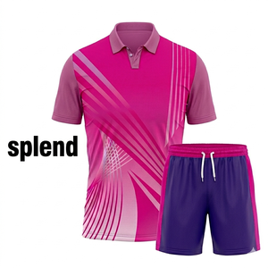 ชุดฟุตบอลแบบกำหนดเอง เสื้อทีม กางเกงขาสั้น โพลีเอสเตอร์ 100% โลโก้ด้านหน้า คุณภาพสูง ระบายอากาศได้ดี แห้งเร็ว สำหรับทุกเพศ พิมพ์ลายตัวอักษรได้ - Product Image 3