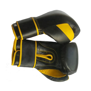 Gants de boxe en cuir de haute qualité à lacets, vêtements d'entraînement, OEM, personnalisation de votre propre logo, évacuation de l'humidité, MMA, unisexe - Product Image 4