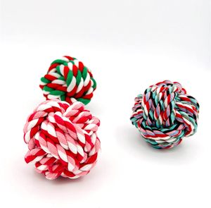 Juguete de Cuerda con Nudo de Algodón para Perros Pequeños a Grandes, para Masticar, Entrenar y Aliviar la Dentición, Colores Disponibles - Product Image 1