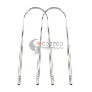 Raspador de Lengua de Acero Inoxidable para Niños con Mango de Silicona Colorido, Divertido y Atractivo para la Higiene Bucal - Product Image 2