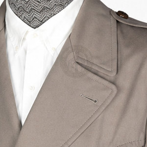 Gabardina de Primera Calidad con Cinturón Ajustable y Bolsillos Profundos, Reproducción de Gabardina Clásica - Product Image 6