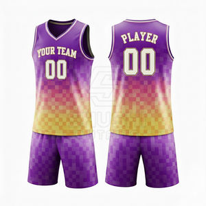 Uniforme de basket-ball sportif de qualité supérieure, respirant, durable, anti-humidité, séchage rapide, pour entraînement et matchs d'équipe, grandes tailles - Product Image 6