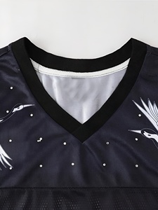 เสื้อกีฬาตาข่ายแบบกำหนดเอง แขนสั้น ระบายอากาศได้ดี เหมาะสำหรับการฝึกซ้อม พร้อมกราฟิกหมายเลข ปรับแต่งได้ตามต้องการ รับทำโลโก้ตามสั่ง ขายส่ง - Product Image 6