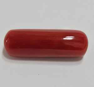 Coral rouge naturel italien en forme de capsule, pierre précieuse de qualité supérieure, pierre précieuse en vrac pour la fabrication de bijoux - Product Image 4