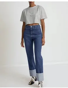 Tops Cortos Casuales para Mujer, Sudaderas Cortas de Otoño, Sudaderas Largas Personalizadas para Mujer - Product Image 4