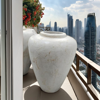 Grand pot Bali fait main de haute qualité pour pots de fleurs et jardinières