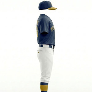 Uniforme de Béisbol al Por Mayor a Precio Económico, Nuevo, Color Personalizado, 100% Poliéster, Secado Rápido, Ligero y Transpirable, Hecho en Pakistán - Product Image 2