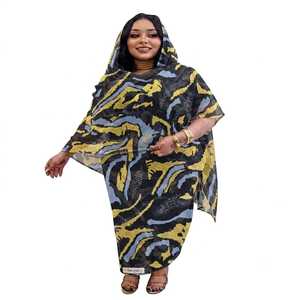 Factory Wholesale Rabit size Sudanese Thobe High Quality Combed Cotton Voile <b>Fabric</b> Woven Digital Print Medium <b>Weight</b> - Product Image 1