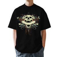 Camiseta de Manga Corta con Cuello Redondo para Hombre, Diseño de Monkey D. Luffy de One Piece, Estampado Animal, Algodón de 200g, Corte Regular