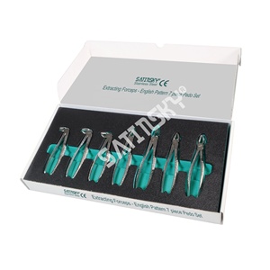 Pinzas de Extracción Anatómicas Plasma Black, Juego de 10 Piezas Hechas de Acero Inoxidable y Utilizadas por Profesionales - Product Image 3