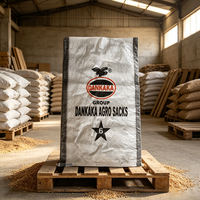 Sacs en polypropylène tissé laminé de grande capacité 100 kg, sacs en raphia pour le Mali, le Burundi, le Cameroun, la Zambie