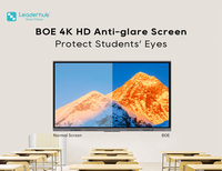 Écran tactile interactif plat 4K de 65 pouces, Android Windows, 128 Go de stockage, 8 Go de RAM, pour salle de réunion d'entreprise et usage bureautique