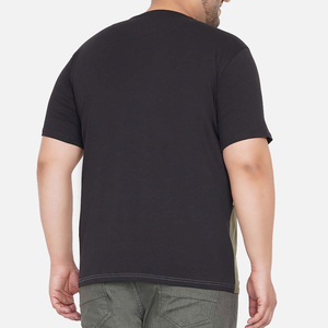 T-shirt de sport pour hommes grandes tailles, personnalisable avec logo, style vintage streetwear en coton, pour la gym et le fitness, vente en gros - Product Image 3