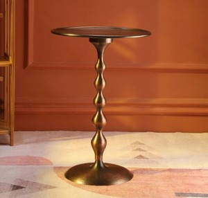 <b>Bedside</b> Iron Side <b>Table</b> Metal Nightstand Furniture For Bedroom Sofa Lounge Reading Corner Storage Display - Product Image 1