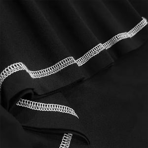 เสื้อยืดผู้ชายแขนสั้นสีดำสวยงาม รุ่นวินเทจ คุณภาพดีเยี่ยม ดีไซน์ตัดต่อสีสัน แนวสปอร์ต น้ำหนักมาก - Product Image 5