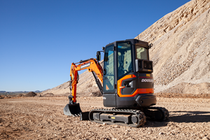 Prix d'usine, mini-excavatrice Doosan DX55-5B de haute qualité, excavatrice hydraulique compacte de 5,5 tonnes pour la construction, prix compétitif - Product Image 3