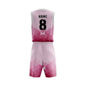 Customized Good Quality Sports Wear Basketball Jersey And Shorts Set Wholesale Custom Colors Logo Basketball Uniform - Product Image 3