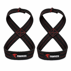 Sangles de musculation personnalisées en forme de huit pour la gym et l'entraînement, unisexe, légères, avec boucle réglable, vente en gros directe usine - Product Image 4