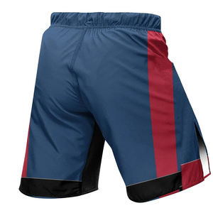 Shorts de boxe pour hommes de haute qualité, couleur unie, légers, séchage rapide, prix bas, impression de logo personnalisée - Product Image 6