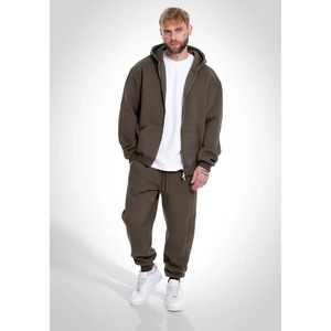 Custom <b>Men's</b> Loose Fit <b>Cuffed</b> <b>Jogger</b> Pants Cotton French Terry Oversized Blank Baggy Sweatpants With Pockets - Product Image 3