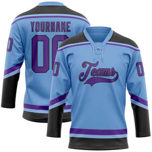 Maillot de hockey personnalisé pour équipe, 100 % polyester, décontracté, à manches longues, pull sportif avec impression par sublimation - Product Image 1