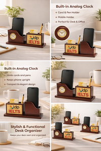 WoodLux Personalized Printing Table <b>Top</b>-Promotional Office Product for <b>Easter</b> & Halloween - Product Image 3