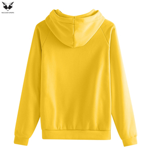 New Arrival OEM ODM Service Comfortable Minimalist Vibrant Yellow Casual Sweat Suit - Pullover Hoodie and Drawstring Joggers <b>Set</b> - Product Image 4