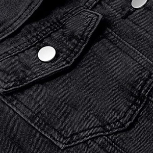 Chaquetas de Mezclilla de Invierno de Alta Calidad para Hombre, Estilo Casual, Talla Grande, Duraderas, 100% Algodón - Product Image 6