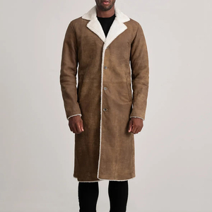 Manteau en cuir premium pour homme, vêtement d'hiver en fourrure de haute qualité, fournisseur en gros, veste en fourrure durable pour homme, meilleure qualité ODM - Product Image 4