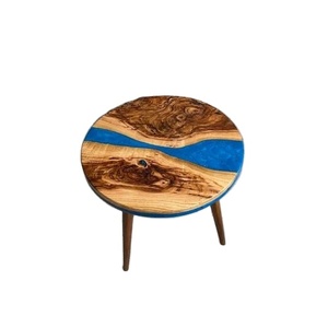 Custom Live Edge <b>Epoxy</b> Resin River Dining <b>Table</b> Solid Wood Luxury Furniture Manufacturer - Product Image 4