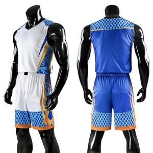 High Quality 100% Polyester Fast Drying Solid Colour Sleeveless Basketball Uniform Breathable Loose Sweat-Absorbent Sports <b>Suit</b> - Product Image 5