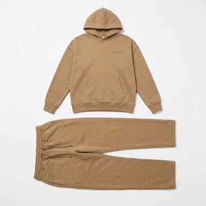 Conjunto Deportivo de Alta Calidad para Mujer al por Mayor, Sudadera con Capucha y Pantalones de Jogging sin Cordones, a la Moda - Product Image 3