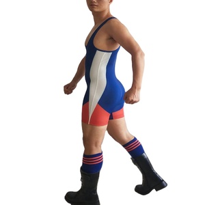 Combinaison de lutte personnalisée sublimée 100% polyester, séchage rapide, respirante, légère, pour usage professionnel et entraînement - Product Image 6