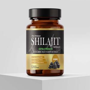 GMP/HACCP Certified <b>Shilajit</b> Capsule Premium Bulk Exporter Potent Health Supplement Antioxidant - Product Image 2