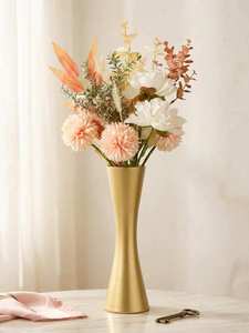 Florero de Metal Dorado de Lujo – Florero Cónico Moderno para Centros de Mesa de Boda, Decoración de Mesa para el Hogar y Hoteles - Product Image 2