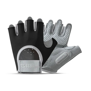 Guantes Deportivos de Medio Dedo de Poliéster de Alta Calidad para Hombre y Mujer, Ligeros, Antideslizantes, con Soporte para Muñeca, para Levantamiento de Pesas, Gimnasio y Deportes - Product Image 4