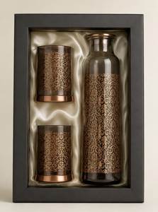Copper Round Mug Metal Drinking Cup Insulated for Everyday Use - Product Image 6