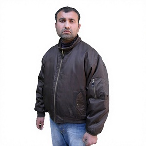 RBI MA1 Bomber <b>Jackets</b> MA1 Flight <b>Jackets</b> Nylon <b>Pilot</b> <b>Jackets</b>-Unisex Long Sleeve Airline Use Model RBI-2201 - Product Image 1