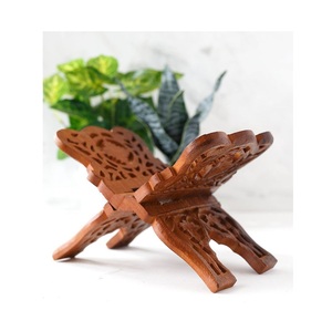 Handcrafted Modern Wooden Bible Quran Adjustable Bookends Folding Scripture <b>Rest</b> Prayer Reading Worship Study Church Library - Product Image 4