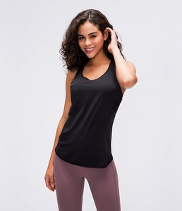 Chaleco sin mangas de punto de calidad para mujer al por mayor, top corto básico de color liso con cuello en U, estilo casual - Product Image 5