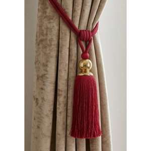 Luxury Curtain Tieback Rope Holdback Decorative Tassel <b>Tie</b> <b>Back</b> for Drapes Window Curtain Accessories Home Decor Modern Style - Product Image 2