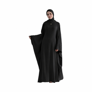 Wholesale ODM Casual Anti-static Wrinkle Resistant Plus Size Loose Fit Modest Abaya for Women with Hijab Elegant Style - Product Image 1